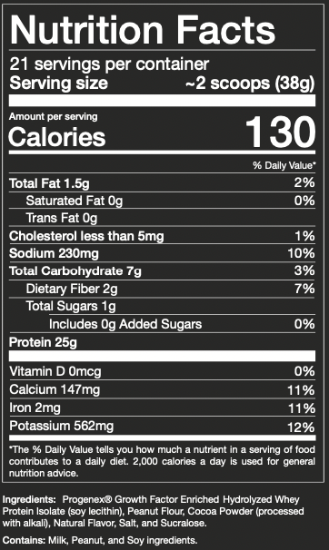 Supplement facts